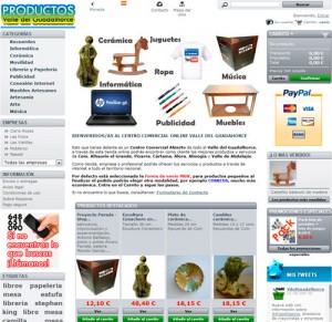 tienda online centro comercial prestashop
